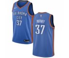 Oklahoma City Thunder #37 Kevin Hervey Swingman Royal Blue NBA Jersey - Icon Edition
