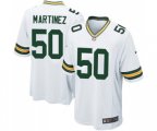 Green Bay Packers #50 Blake Martinez Game White Football Jersey