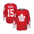 Toronto Maple Leafs #15 Alexander Kerfoot Authentic Red Alternate Hockey Jersey