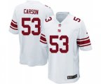 New York Giants #53 Harry Carson Game White Football Jersey