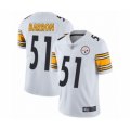Pittsburgh Steelers #51 Mark Barron White Vapor Untouchable Limited Player Football Jersey