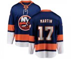 New York Islanders #17 Matt Martin Fanatics Branded Royal Blue Home Breakaway NHL Jersey