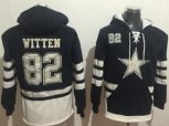 Dallas Cowboys #82 Jason Witten Navy Blue White Name & Number Pullover NFL Hoodie