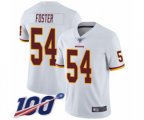 Washington Redskins #54 Mason Foster White Vapor Untouchable Limited Player 100th Season Football Jersey
