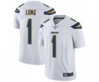 Los Angeles Chargers #1 Ty Long White Vapor Untouchable Limited Player Football Jersey