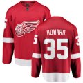 Detroit Red Wings #35 Jimmy Howard Fanatics Branded Red Home Breakaway NHL Jersey