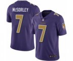 Baltimore Ravens #7 Trace McSorley Limited Purple Rush Vapor Untouchable Football Jersey