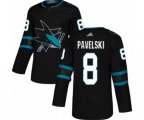 Adidas San Jose Sharks #8 Joe Pavelski Premier Black Alternate NHL Jersey