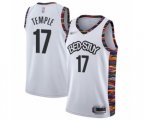Brooklyn Nets #17 Garrett Temple Authentic White Basketball Jersey - 2019-20 City Edition