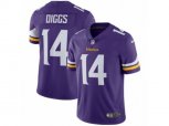 Minnesota Vikings #14 Stefon Diggs Vapor Untouchable Limited Purple Team Color NFL Jersey