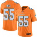 Miami Dolphins #55 Koa Misi Limited Orange Rush Vapor Untouchable NFL Jersey