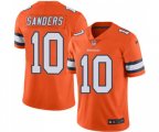 Denver Broncos #10 Emmanuel Sanders Limited Orange Rush Vapor Untouchable Football Jersey