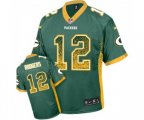 Green Bay Packers #12 Aaron Rodgers Elite Green Drift Fashion Football Jersey