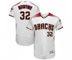 Arizona Diamondbacks #32 Rob Refsnyder White Home Authentic Collection Flex Base Baseball Jersey