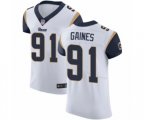 Los Angeles Rams #91 Greg Gaines White Vapor Untouchable Elite Player Football Jersey