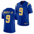 Los Angeles Chargers #9 Kenneth Murray Jr. Nike Royal Gold 2nd Alternate Vapor Limited Jersey