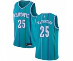 Charlotte Hornets #25 PJ Washington Swingman Aqua Hardwood Classics Basketball Jersey