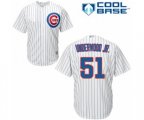 Chicago Cubs Duane Underwood Jr. Replica White Home Cool Base Baseball Player Jersey