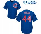 Chicago Cubs #44 Anthony Rizzo Replica Royal Blue Alternate Cool Base Baseball Jersey