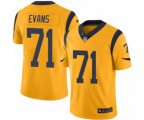 Los Angeles Rams #71 Bobby Evans Limited Gold Rush Vapor Untouchable Football Jersey