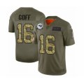 Los Angeles Rams #16 Jared Goff 2019 Olive Camo Salute to Service Limited Jersey