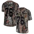 Detroit Lions #76 T.J. Lang Limited Camo Rush Realtree NFL Jersey