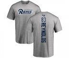 Los Angeles Rams #83 Josh Reynolds Ash Backer T-Shirt