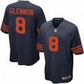 Chicago Bears #8 Mike Glennon Game Navy Blue Alternate NFL Jersey