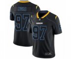 Los Angeles Chargers #97 Joey Bosa Limited Lights Out Black Rush Football Jersey