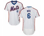 New York Mets Al Weis White Alternate Flex Base Authentic Collection Baseball Player Jersey