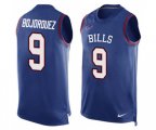 Buffalo Bills #9 Corey Bojorquez Limited Royal Blue Player Name & Number Tank Top Football Jersey