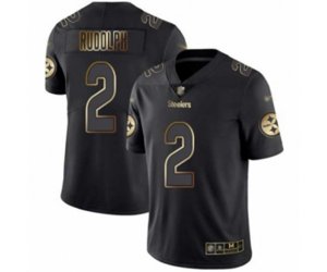 Pittsburgh Steelers #2 Mason Rudolph Black Gold Vapor Untouchable Limited Player Football Jersey