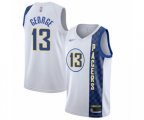 Indiana Pacers #13 Paul George Authentic White Basketball Jersey - 2019-20 City Edition