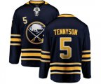 Buffalo Sabres #5 Matt Tennyson Fanatics Branded Navy Blue Home Breakaway NHL Jersey
