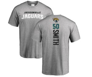 Jacksonville Jaguars #50 Telvin Smith Ash Backer T-Shirt