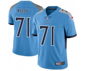 Tennessee Titans #71 Dennis Kelly Light Blue Alternate Vapor Untouchable Limited Player Football Jersey