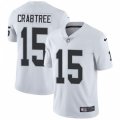 Oakland Raiders #15 Michael Crabtree White Vapor Untouchable Limited Player NFL Jersey