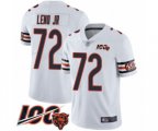 Chicago Bears #72 Charles Leno White Vapor Untouchable Limited Player 100th Season Football Jersey