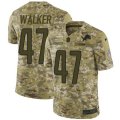 Detroit Lions #47 Tracy Walker Limited Camo 2018 Salute to Service NFL Jersey