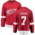 Detroit Red Wings #7 Ted Lindsay Fanatics Branded Red Home Breakaway NHL Jersey