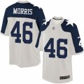 Dallas Cowboys #46 Alfred Morris Limited White Throwback Alternate NFL Jersey