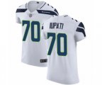 Seattle Seahawks #70 Mike Iupati White Vapor Untouchable Elite Player Football Jersey