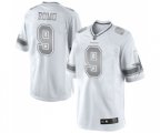 Dallas Cowboys #9 Tony Romo Limited White Platinum Football Jersey