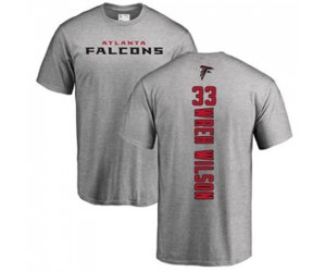 Atlanta Falcons #33 Blidi Wreh-Wilson Ash Backer T-Shirt