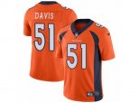 Denver Broncos #51 Todd Davis Vapor Untouchable Limited Orange Team Color NFL Jersey
