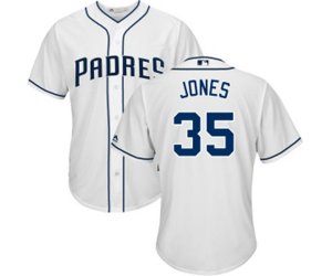 San Diego Padres #35 Randy Jones Replica White Home Cool Base MLB Jersey