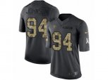 Tennessee Titans #94 Austin Johnson Limited Black 2016 Salute to Service NFL Jersey
