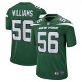 New York Jets #56 Quincy Williams Nike Gotham Green Limited Jersey