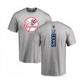 New York Yankees #12 Wade Boggs Ash Backer T-Shirt