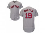 Boston Red Sox #19 Jackie Bradley Jr Grey Flexbase Authentic Collection MLB Jersey